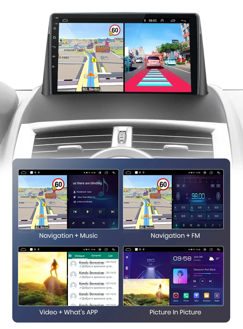 Junsun drahtloses Carplay Android Autoradio für Renault Megane 2 2013-2018 Auto intelligente Systeme rds bt dsp 2 din Autoradio – Detail 26