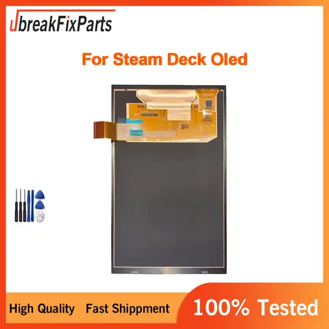 7.4 Inch 90Hz LCD Screen For Steam Deck Oled Screen Display Touch Digitizer Assembly Replacement for Steam Deck OLED