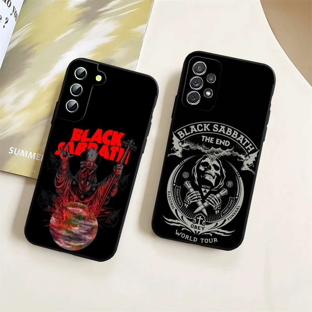 Black Sabbaths-Coque de téléphone pour Samsung Galaxy, S23, S24, S20, S21, S22 Ultra Fe Plus, M54, A34, A54, A24, A52, A53