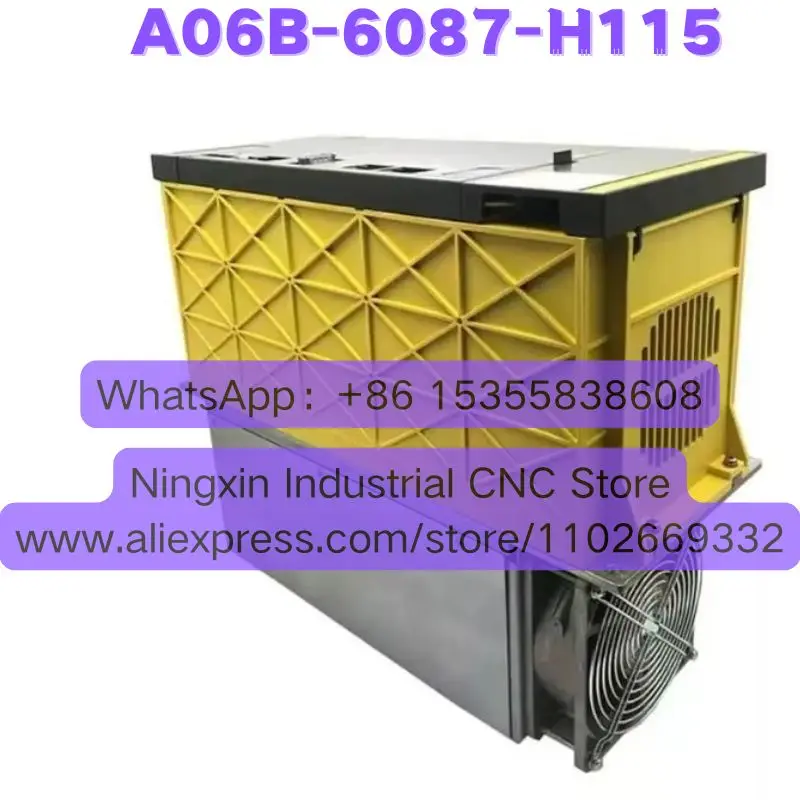 

Б/у A06B-6087-H115 Модуль питания Fanuc Управление ЧПУ протестировано, быстрая доставка