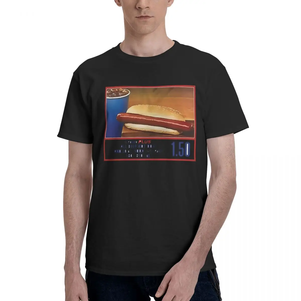 

Costco Hot Dog 100% Cotton Casual Breathable Confortable Vintage Funny T-Shirt For Men Mens Gifts