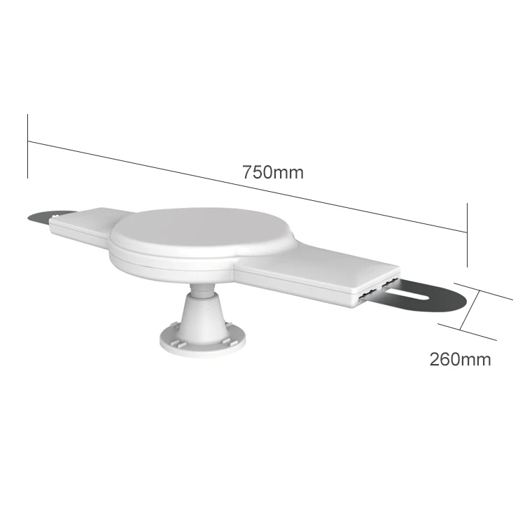 Ultra high definition digital outdoor RV TV antenna 360 degree dual omnidirectional connector