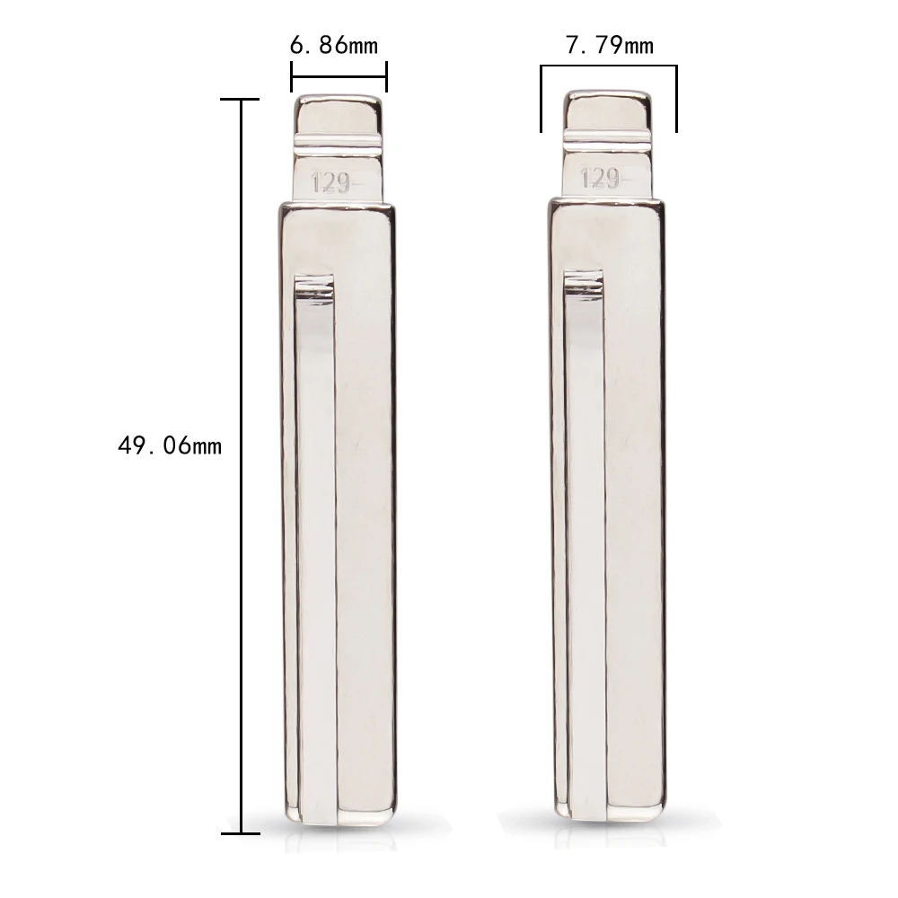 KEYYOU Remote #129 #130 Key Blade Car key embryo For Hyundai Kia HY20 Right Left Blade Car Key Embryo