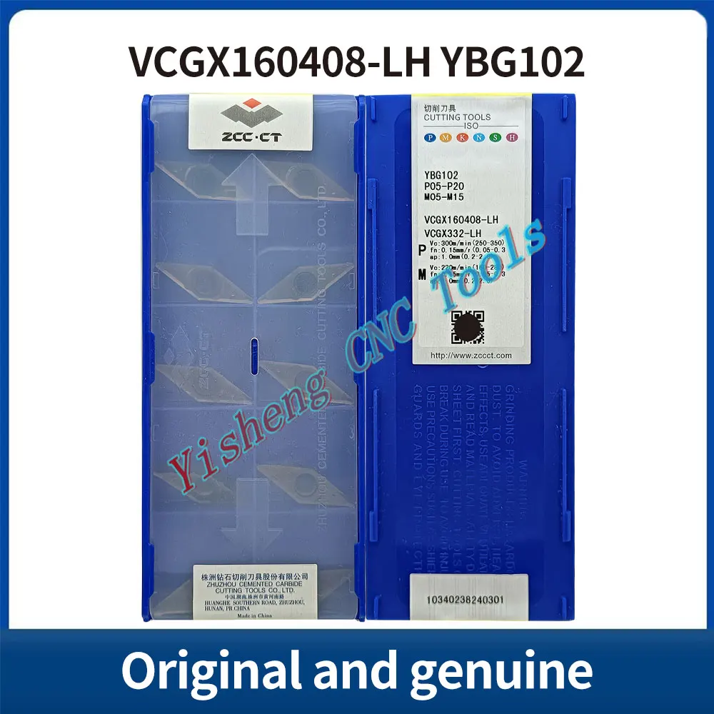 ZCC CT VCGX 160402 -LH VCGX 160404 -LH VCGX 160408 -LH VCGX 160412 -LH VCGX 220530 -LH YD101 YBG102 YBG202 YD201 Оригинальный Чжучжоу