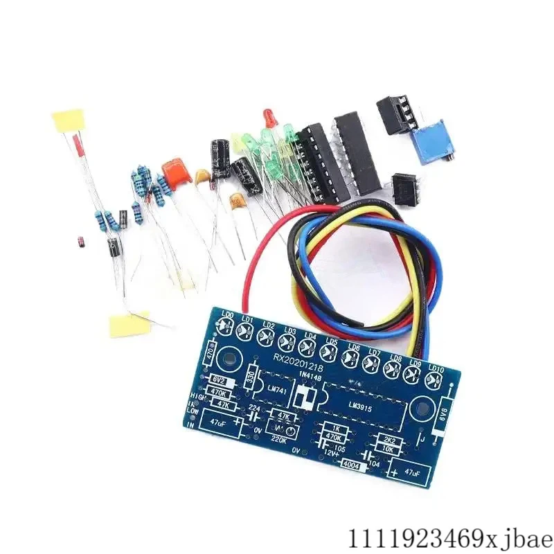 LM3915 10 LED Audio Level Indicator DIY Kits VU Meter Preamp Amplifier Indicate
