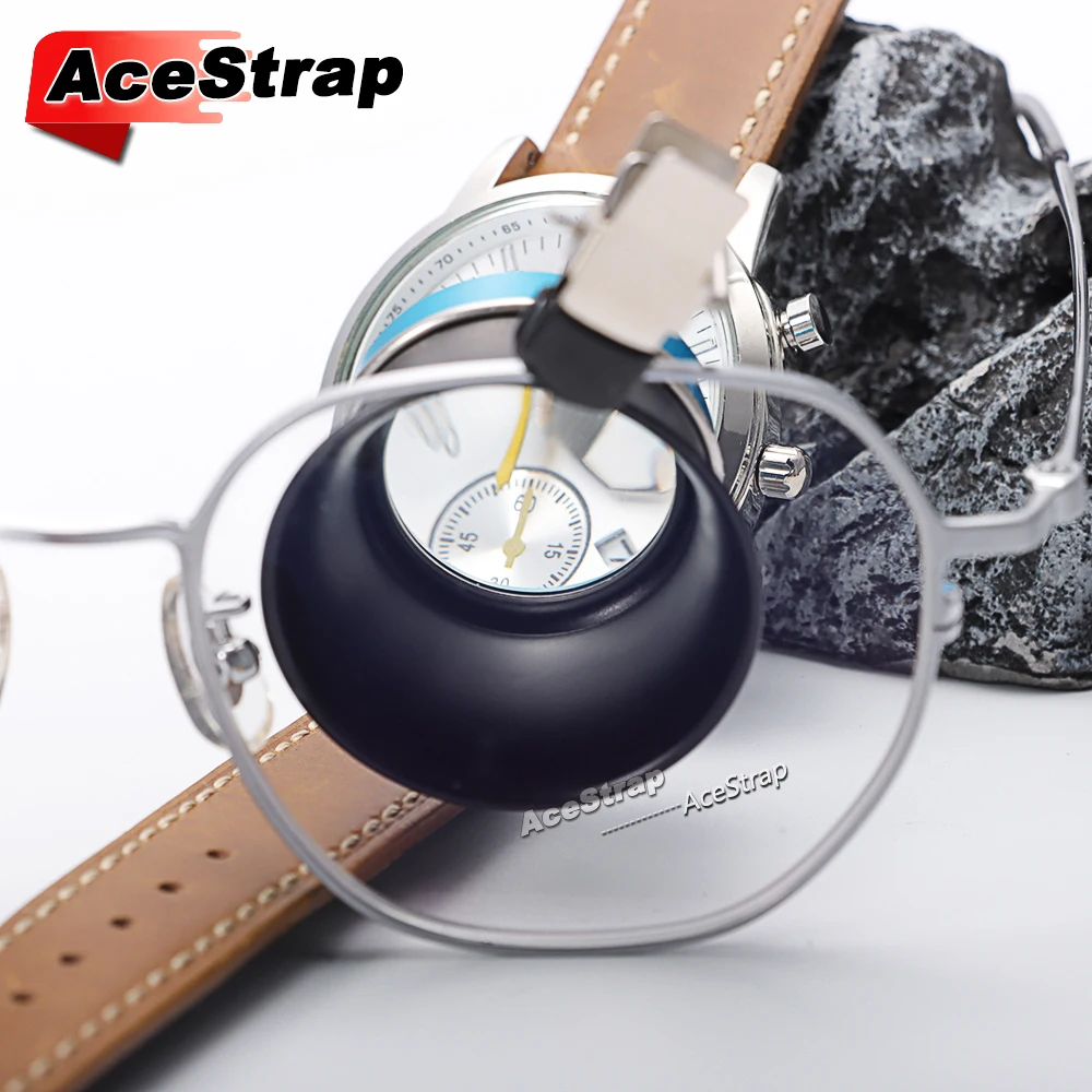 المكبر المحمول 5X 10X 20X ساعة أداة إصلاح النظارات المكبر كليب على لصانعي الساعات أدوات معالجة العدسة