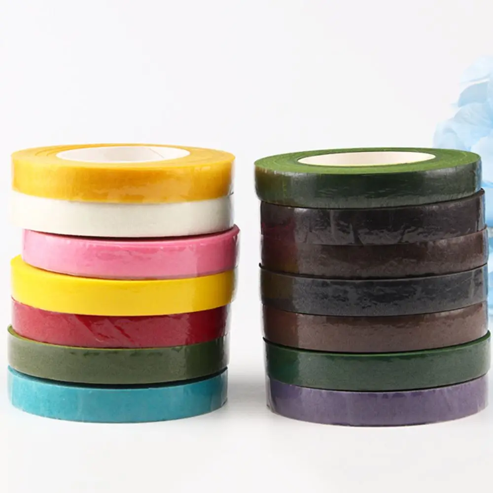 1PC New DIY Floristry Decoration Floriculture Corsages Buttonhole Artificial Flower Wrap Florist Floral Stem Tape