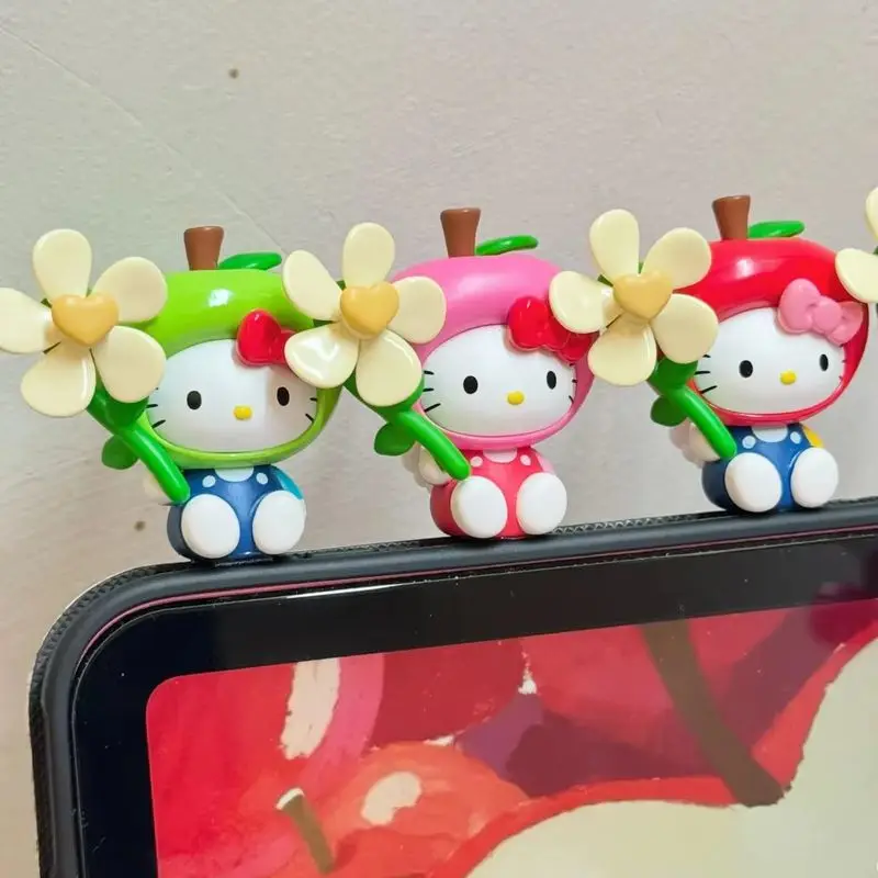 

Hello Kitty Windy Flower Series Windmill Cute Beans Mini Blind Box Toys Desktop Ornament Lovely Gift For Girls Fans Collection