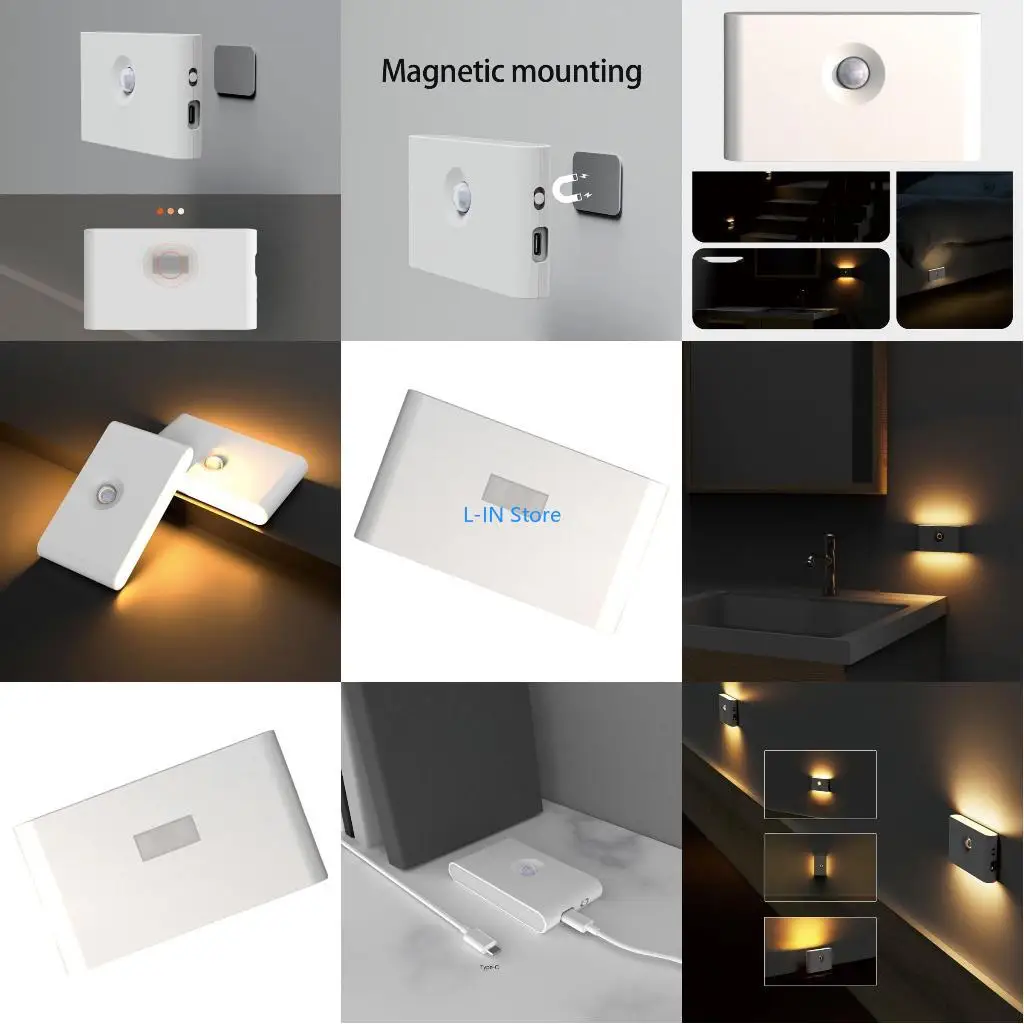 

Rechargeable Light Mount Suitable for Bathroom and Hallway Lighting