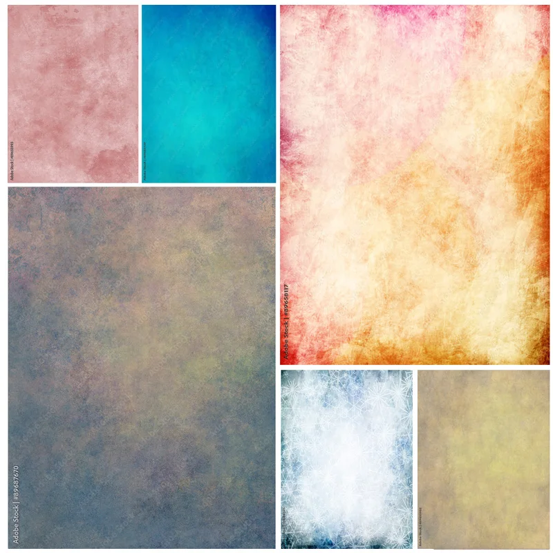 

Vintage Hand Painted Gradient Texture Photography Backdrops Studio Props Portrait Photo Backgrounds MMKL-09