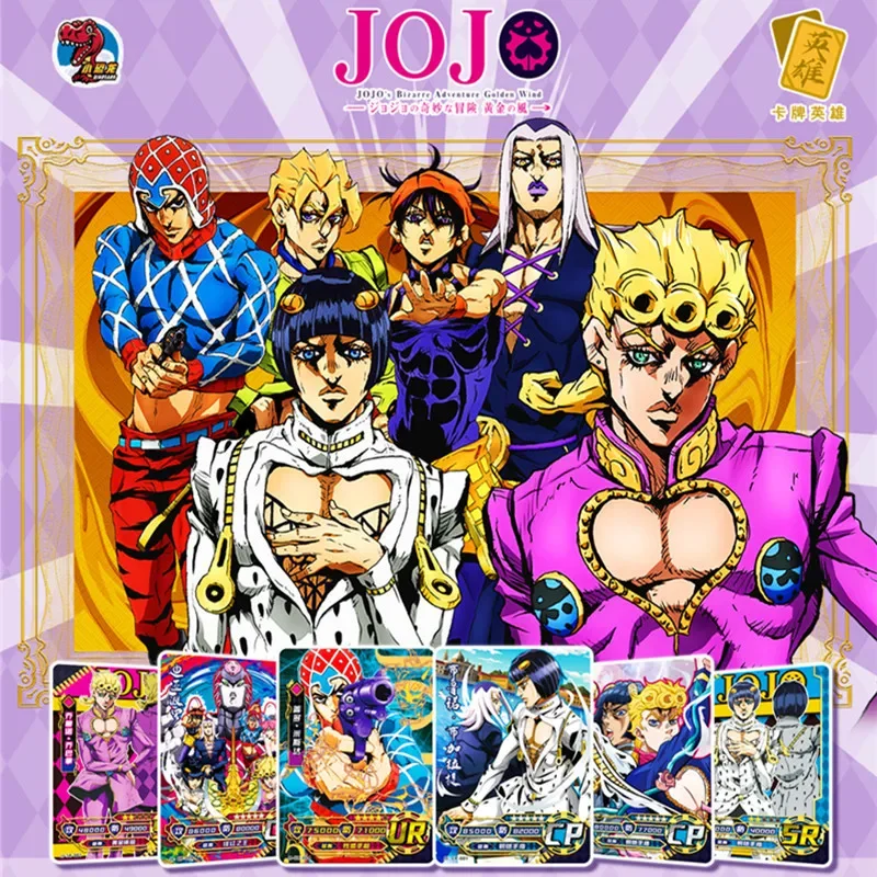 2022 NEW Japanese Anime JoJo Bizarre Adventure Character Collection rare Cards box Game collectibles Card for Child Kids Gifts