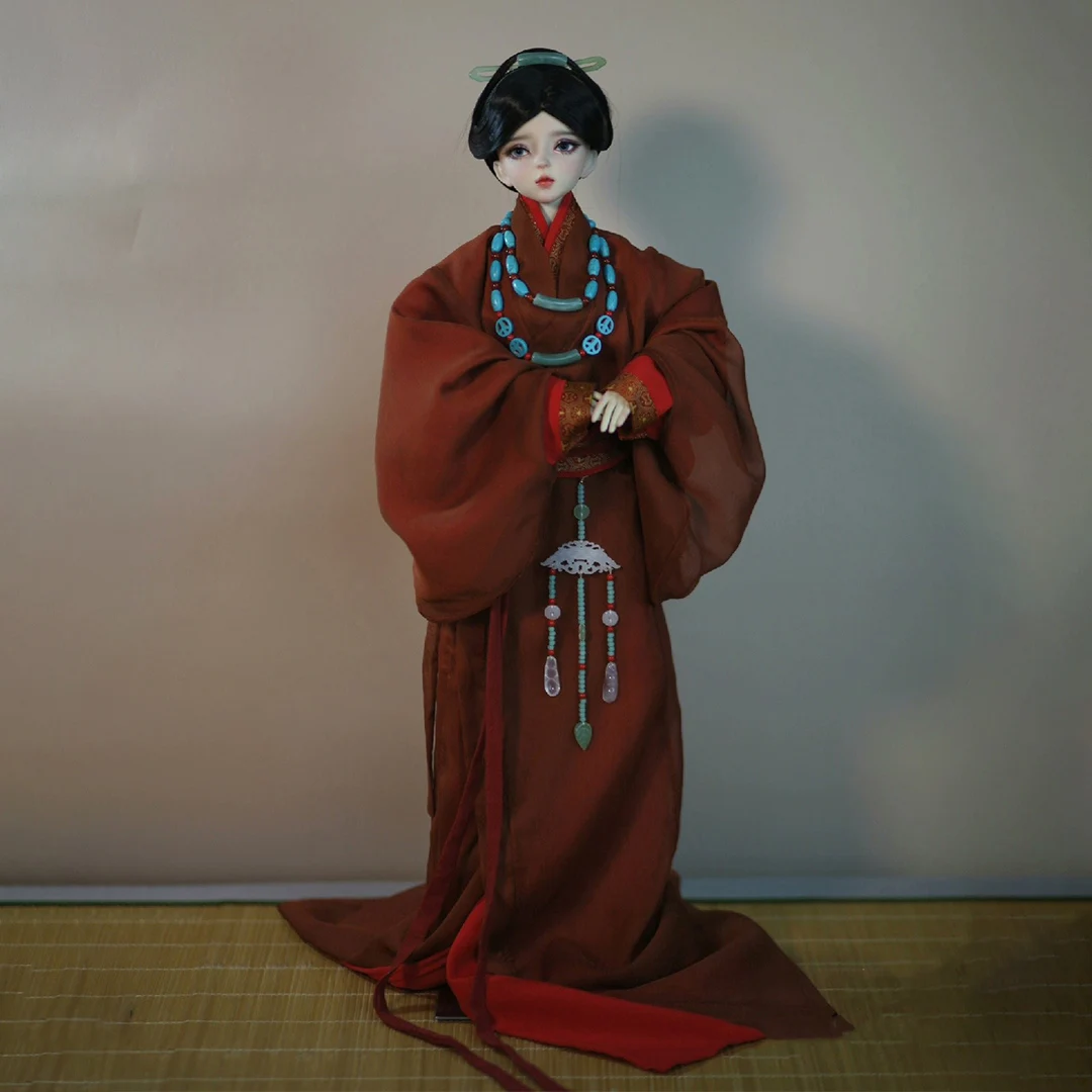 

1/4 1/3 Ancient Costume BJD Clothes Chinese Hanfu Long Robe Outfit for BJD/SD SD13 Girl SSDF ID75 Uncle Doll Accessories C2345