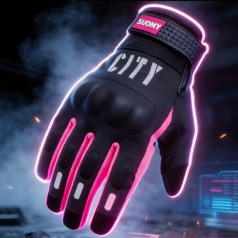 Waterproof Motorcycle Gloves Motocross ATV BMX MTB Armor Touchscreen Riding Gear for Motorcyclist Off-Road