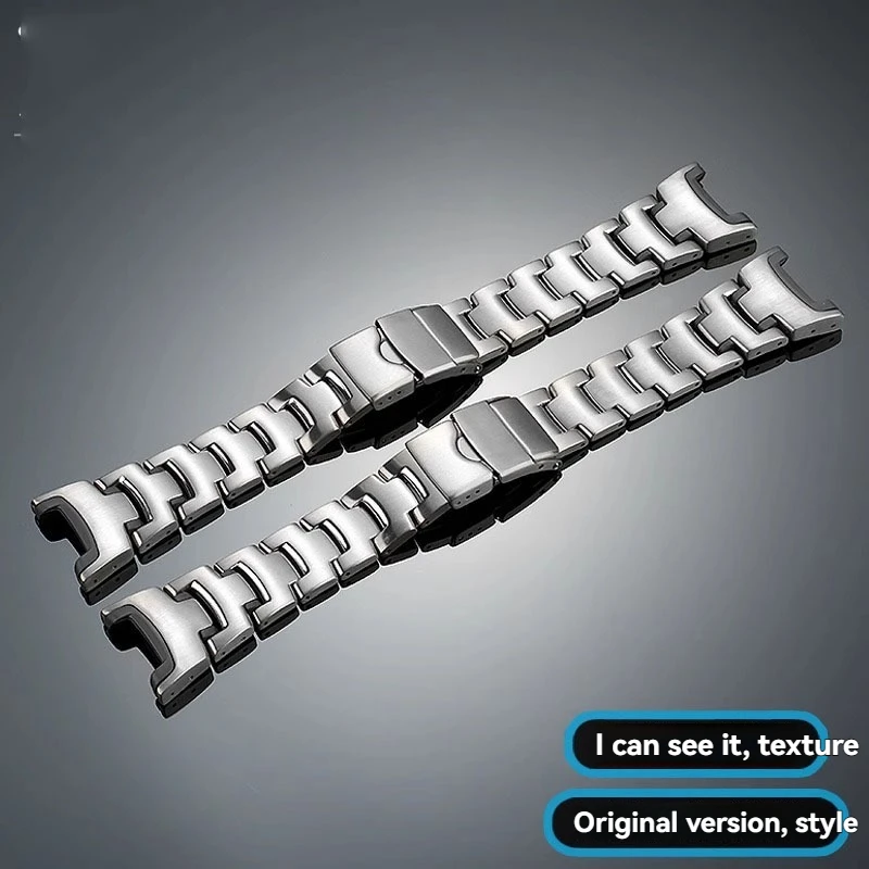 Für Casio PROTREK Uhr 3246 PRG-240/PRG-130Y/T 3135 PRW-1500 modifiziertes Titanlegierungs-Uhrenarmband Herren-Titanarmband