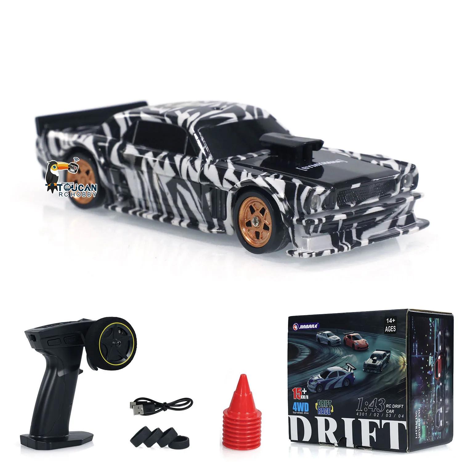 

1/43 2,4G радиоуправление 4WD дрифт-автомобиль мини-гоночная игрушечная модель высокоскоростная работа с подсветкой TH23884-SMT7
