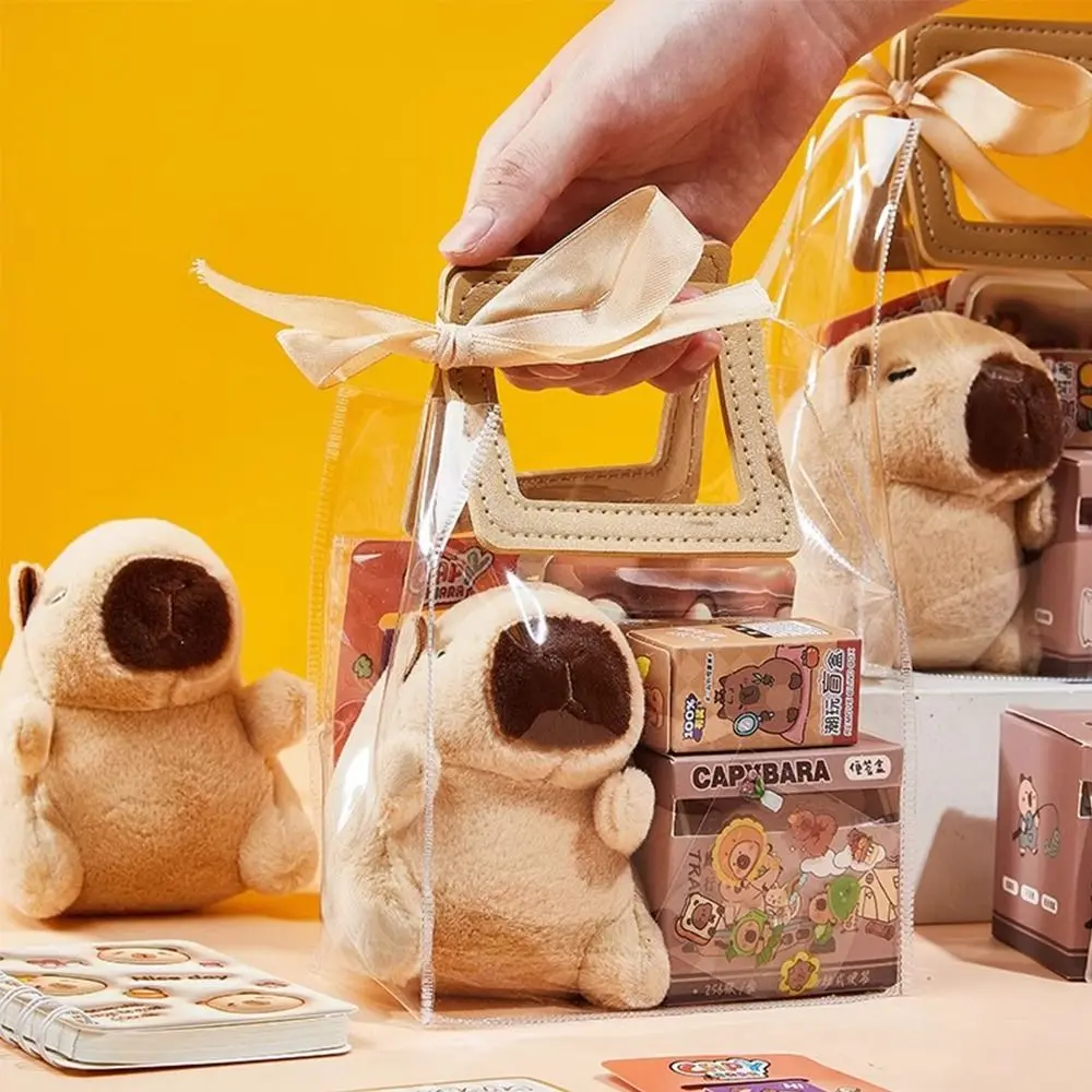 

Плюшевые подвески Капибара, набор канцелярских принадлежностей, окончательные призы, каваи, наклейки на ручку, блокнот с сумочкой, канцелярские принадлежности, подарочная сумка для студентов