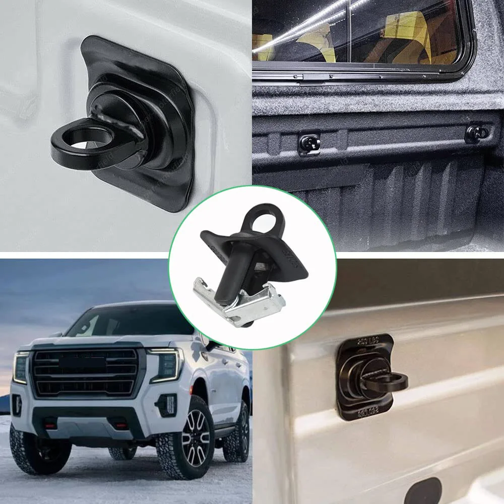 1PAIR Pickup Cargo Tie Down Anchor Trunk Bed Tie-Down Hook Loop For Chevy Silverado Colorado for GMC Canyon Sierra 23146899