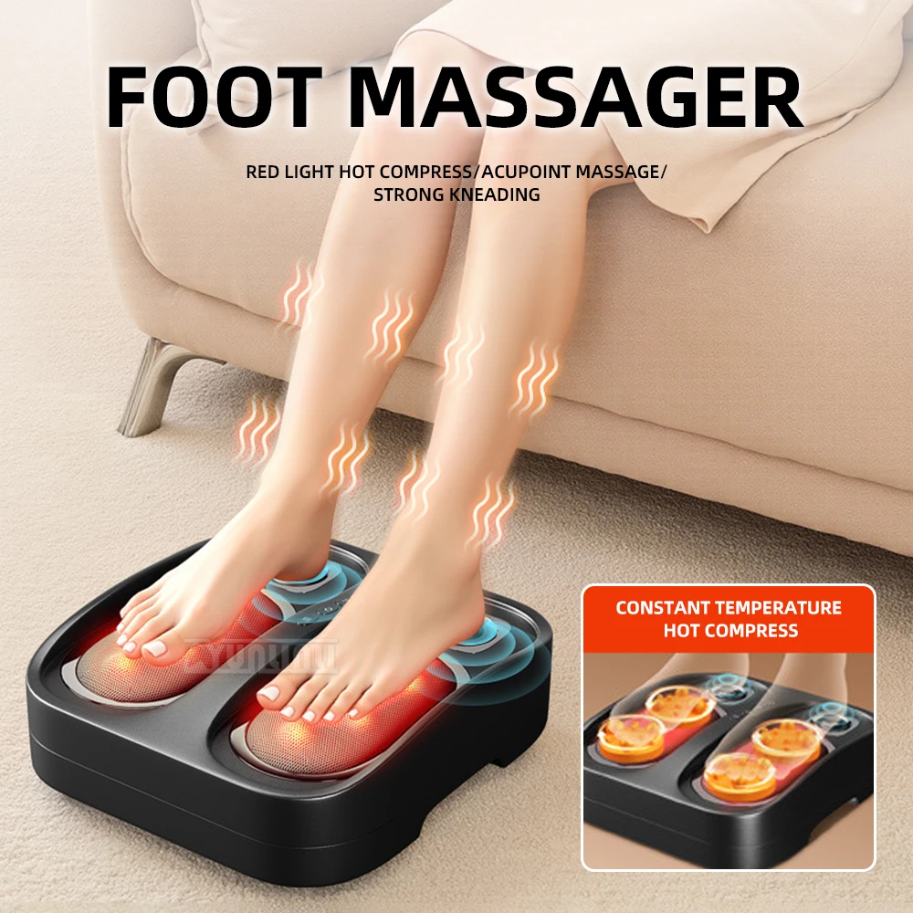 Foot Massager fully automatic kneading Foot Massager hot compress Vibration meridian dredging infrared