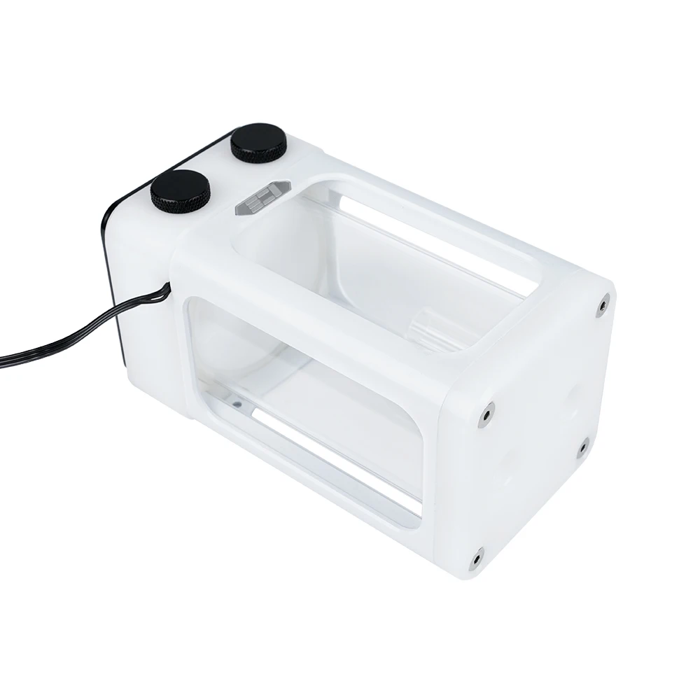 IceManCooler DX5 120 White ARGB Reservoir D5 مضخة علوية، خزان مياه مع دعامة، + 5 فولت 3PIN يدعم اللوحة الأم AURA