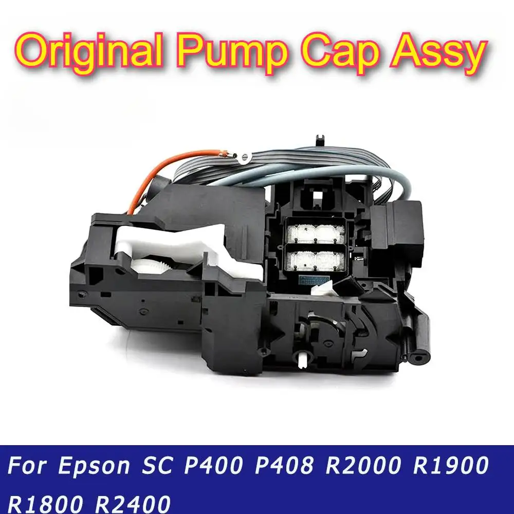 

Original P400 Printer Ink Pump Cap Assy P408 Pump Assembly Capping Station Cleaning Unit for Epson R1800 R1900 R2000 R2400 R2880