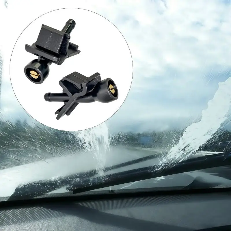 31BC 289329HM0A Black Washer Nozzle Pair for Front Windshield Washer Service