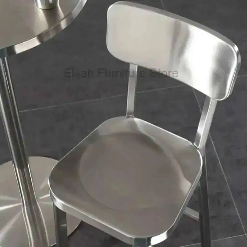 

Chairs Vanity Minimalist Stainless Steel Modern Bar Unique Island Bar Stools Ergonomic Adults Sillas De Bar Household Essentials