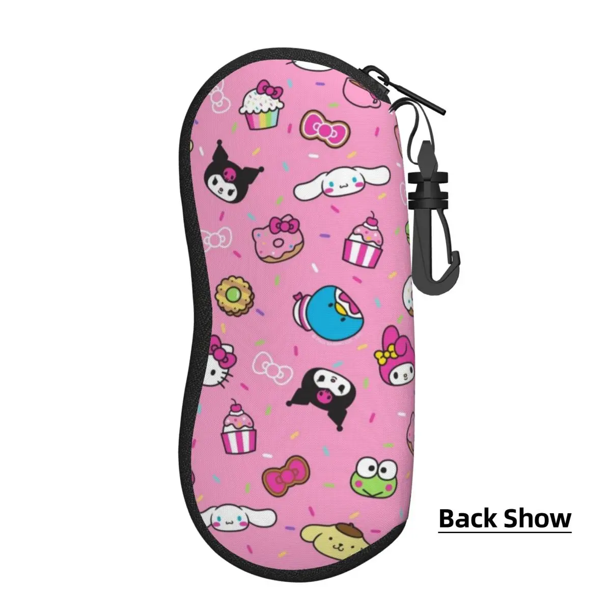 Hello Kitty Soft Shell Ultra-Light Eyewear Case - กระเป๋าใส่แว่นตาป้องกันรอยขีดข่วนและประหยัดพื้นที่สําหรับการผจญภัยกลางแจ้ง