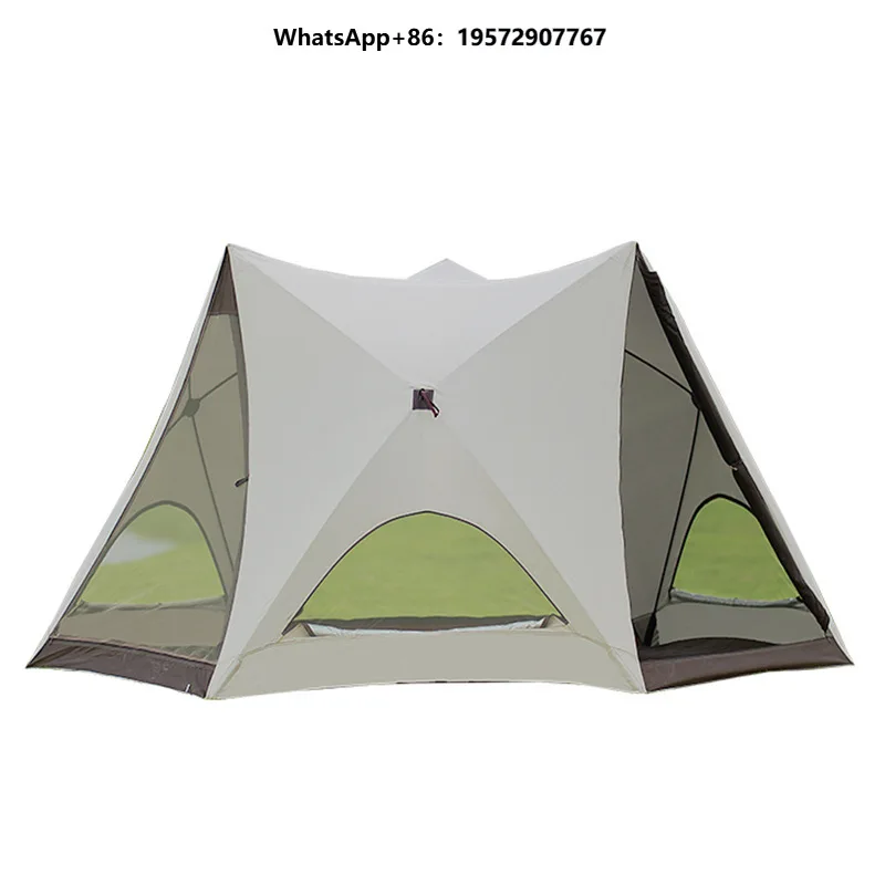 Required Spherical Four Seasons Oxford Cloth Camping Tent Outdoor Portable Folding Complete Set