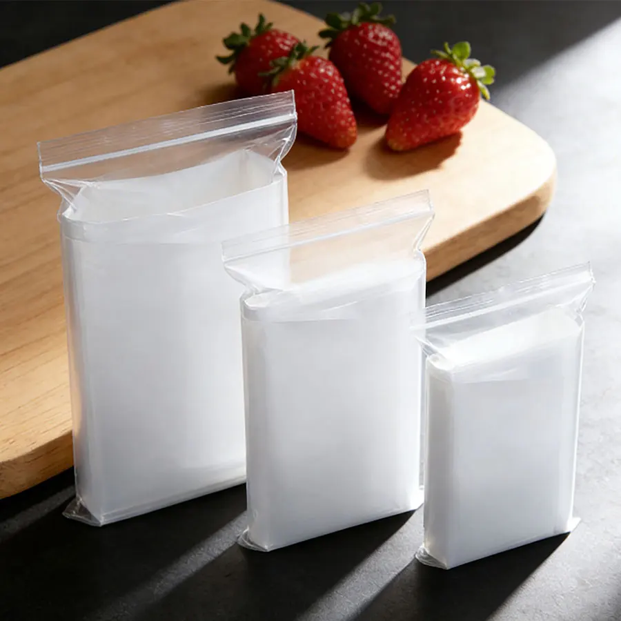 Reusable Clear Plastic Zipper Bags – Resealable Storage Bags for Gifts, Snacks, Jewelry, and Small Items - Image 2