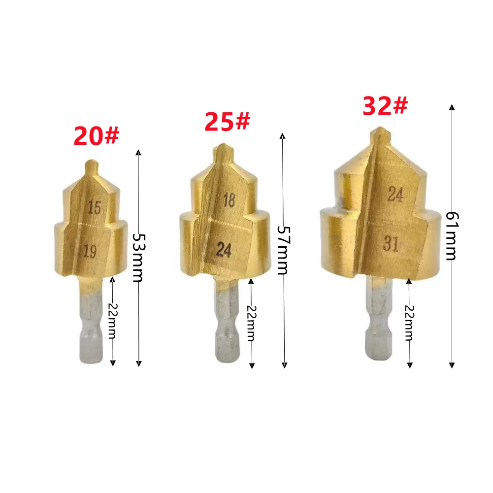 High Quality Drill Bit Water Pipe Puncher Hexagonal Handle Stable Clamping Easy To Assemble Easy To Disassemble