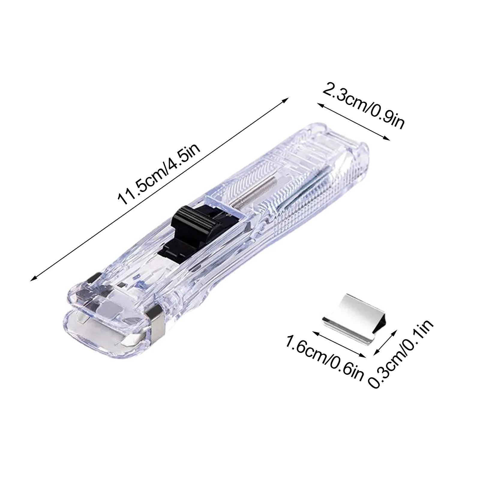 Dispositif de pince à papier portable, distributeur de pince à palourde rapide, électronique ler Storial pour l'école et le bureau, fournitures pour étudiants