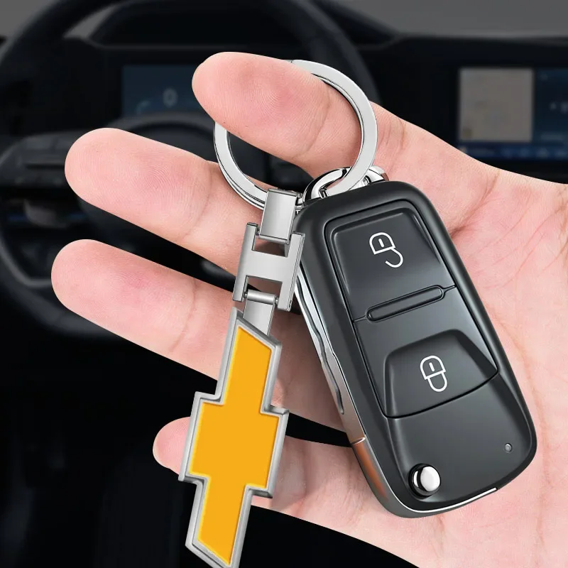ثلاثية الأبعاد سيارة معدنية شارة مفتاح سلسلة المفاتيح الزخرفية حلقة اكسسوارات لشروليه كروز كابتيفا لاكيتي شرارة أفيو أورلاندو أبيكا
