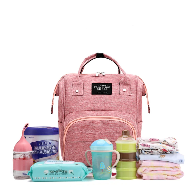 Nappy Backpack Bag Mummy Large Capacity Bag Mom Baby Multi-Function Waterproof Outdoor Travel Diaper Bags for Baby Care