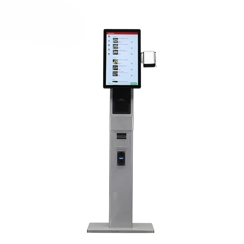 Portable intelligent digital self-service cash coin card payment self-service restaurant ordering payment kiosk