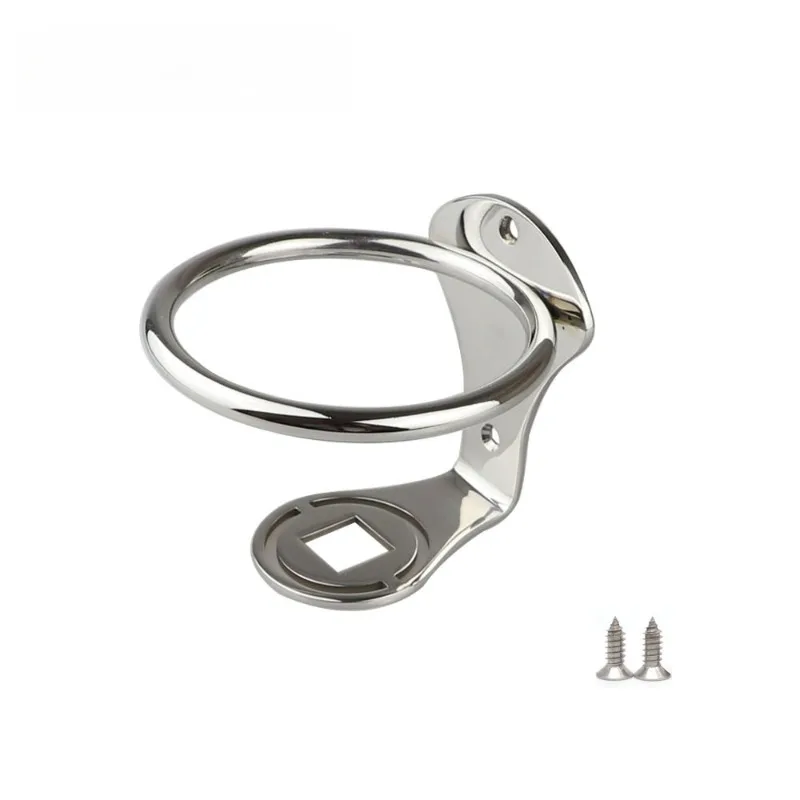 for Yacht RV Modified Accessories, Mirror Polished Teacup Holder, Stainless Steel Cup Holder, Cup Holder, Beverage Holder