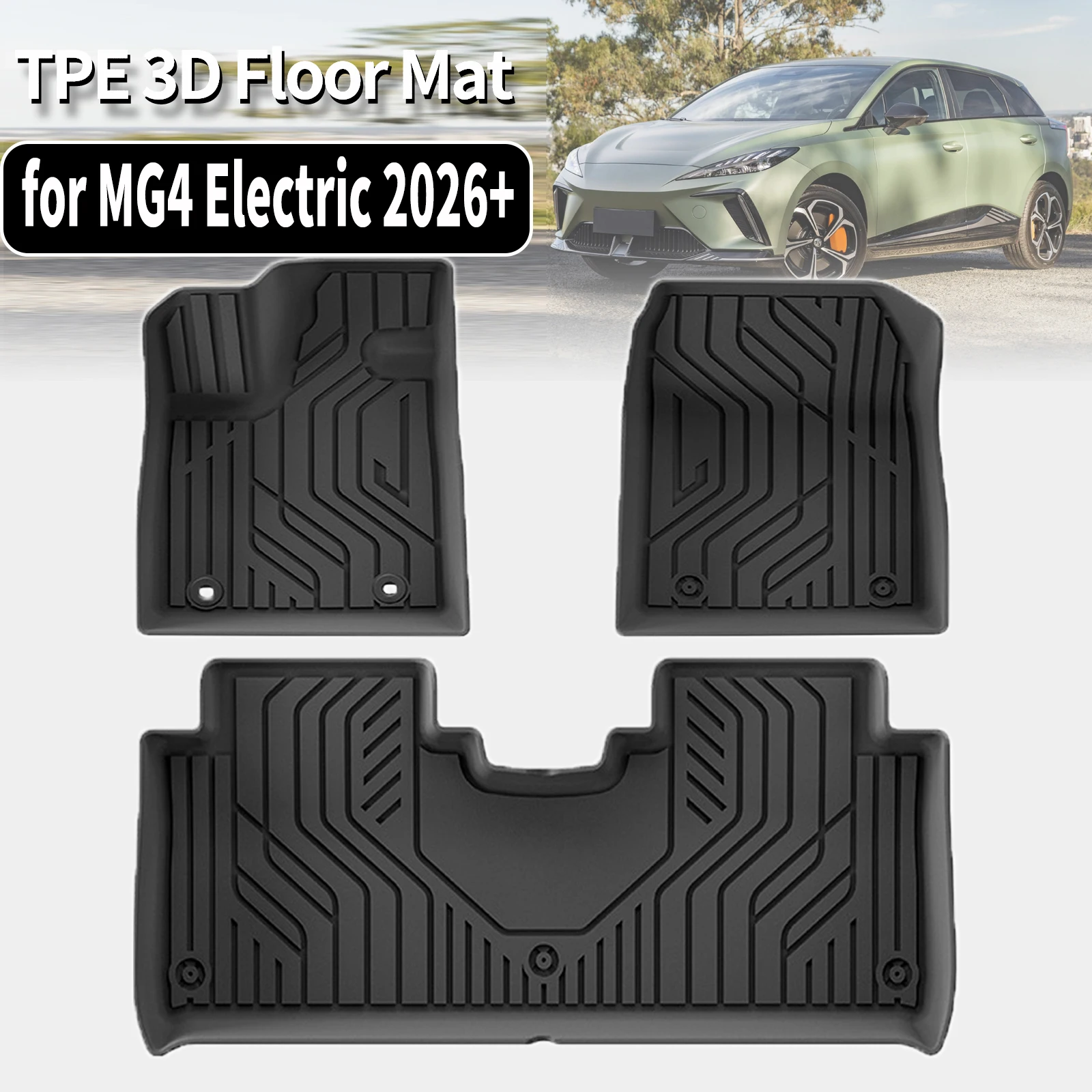

for MG4 MG 4 Urban 2025 2026 2027 (Not Fit for Electric) Waterproof Non-Slip TPE Car Mats Accessories