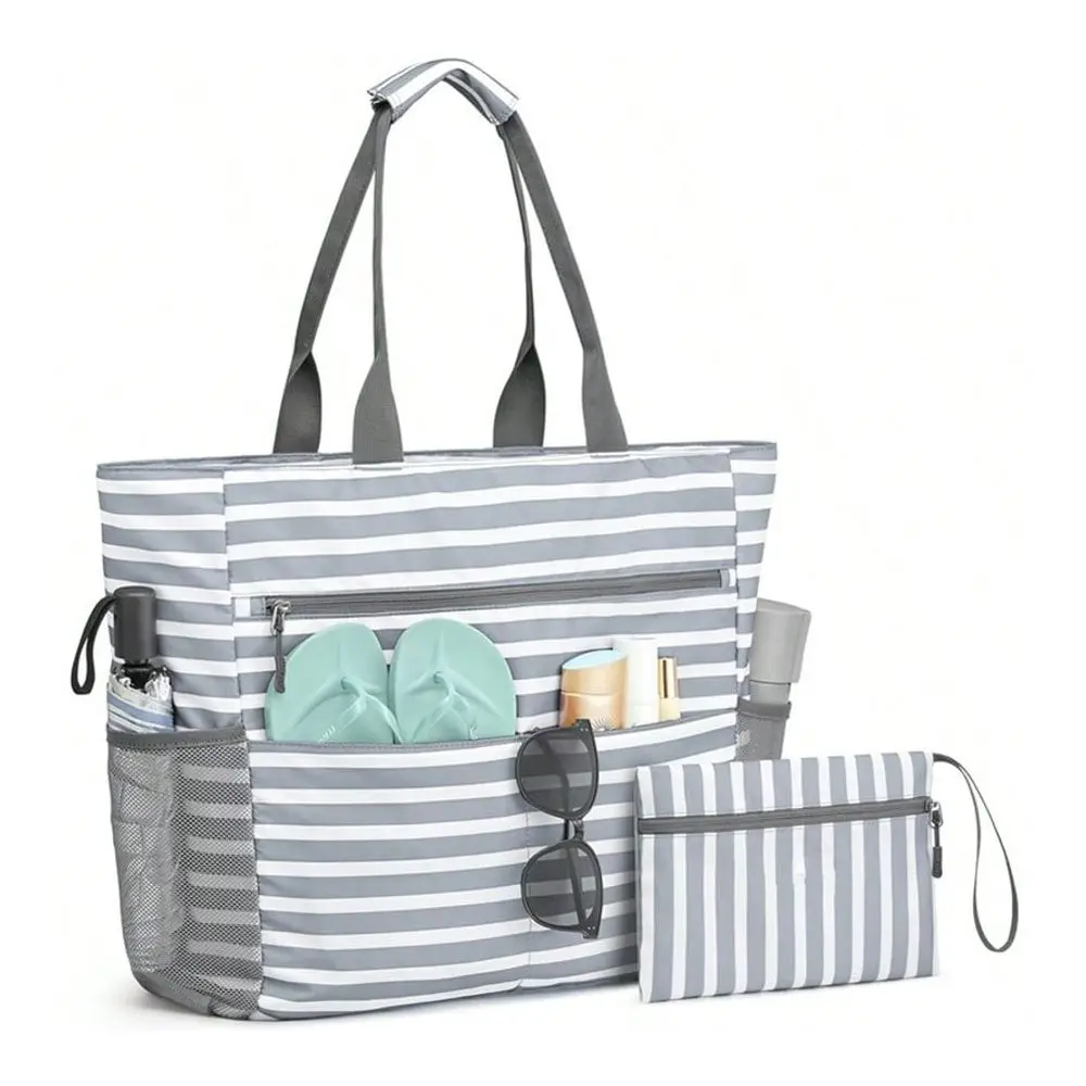 Waterproof Foldable Beach Tote Bag Image 1