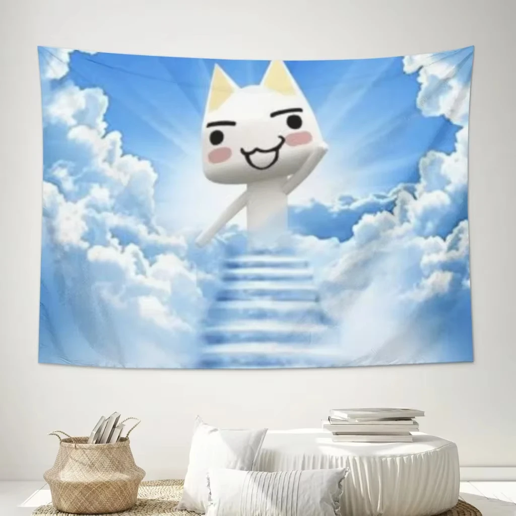 Inoue Toro Cute Cat Wall Hanging Tapestry Home Decor Bedroom Room Fabric Decoration