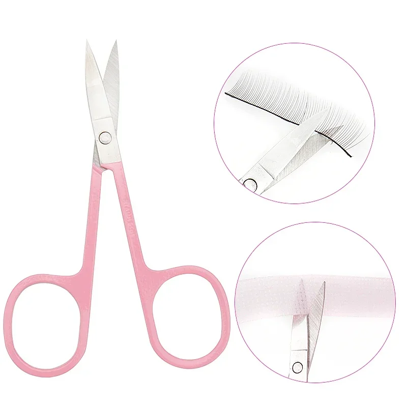 Small Nail Tools 1 Pc Eyebrow Trimming Scissors Stainless Steel Manicure Facial Nose Hair Scissors Women Makeup Beauty Tool