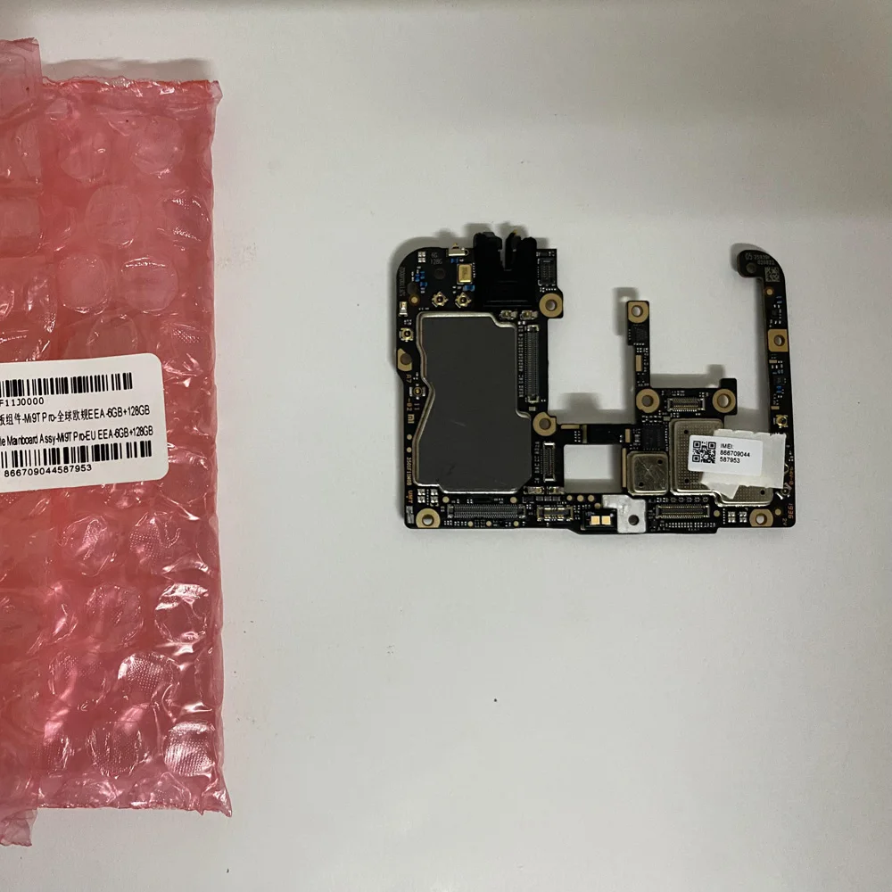 Imagem -04 - Motherboard Original para Xiaomi mi 9t 100 Brand Novidades Mainboard para Redmi K20 Pro Placa de Circuito Lógico Global Desbloqueado Trabalho Completo