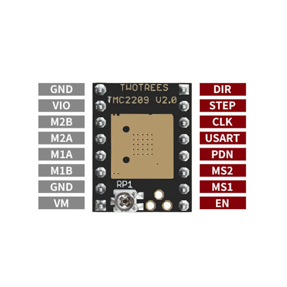 

3D Printer TMC2209 V2.0 Upgraded Version 42 Stepper Motor Driver For Reprap Ramps1.4 MKS Prusa I3 Ender-3 Pro