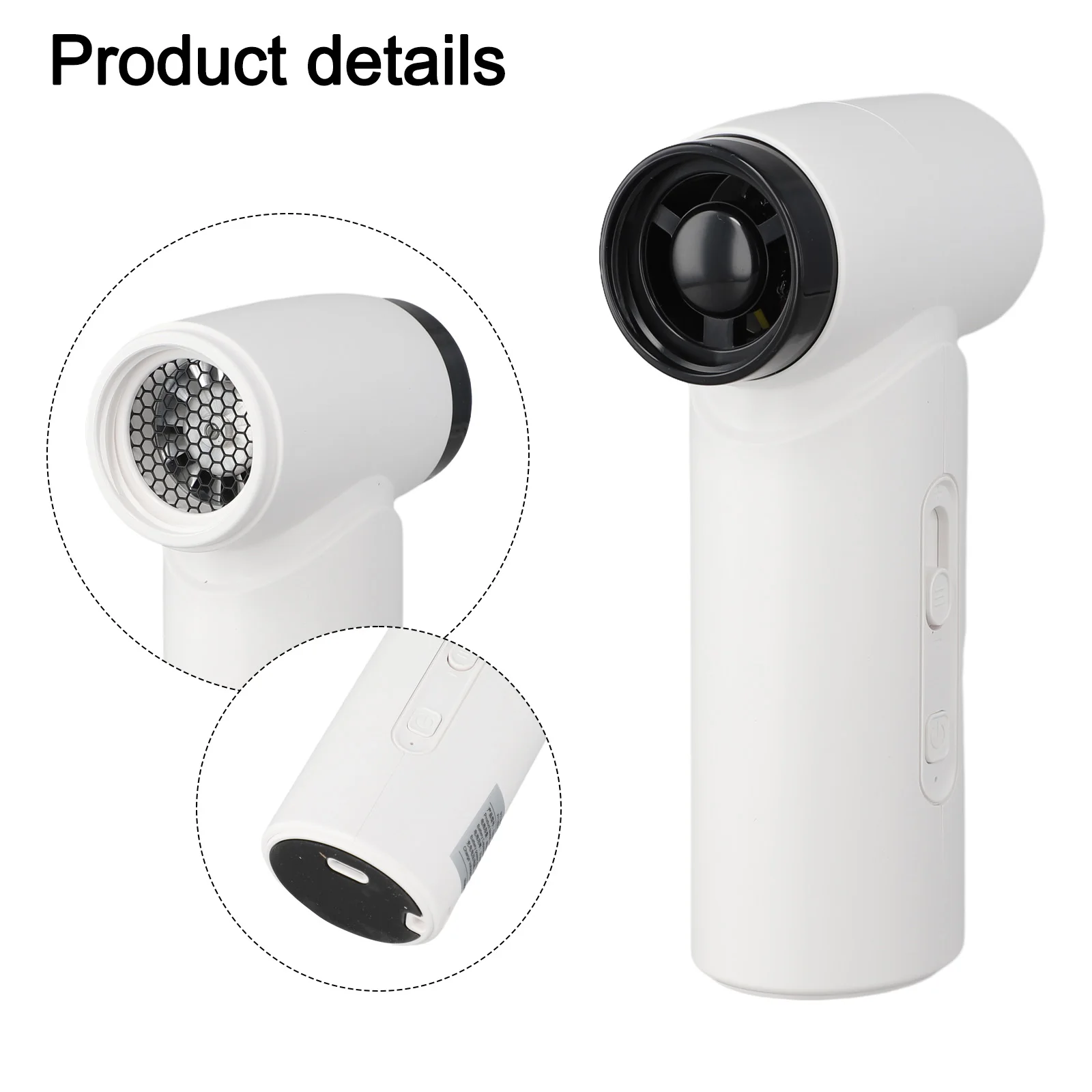 

Camping Trips Portable Fan Rechargeable Mini Fan With Battery Accessory Type-C Charging User-Friendly Controls