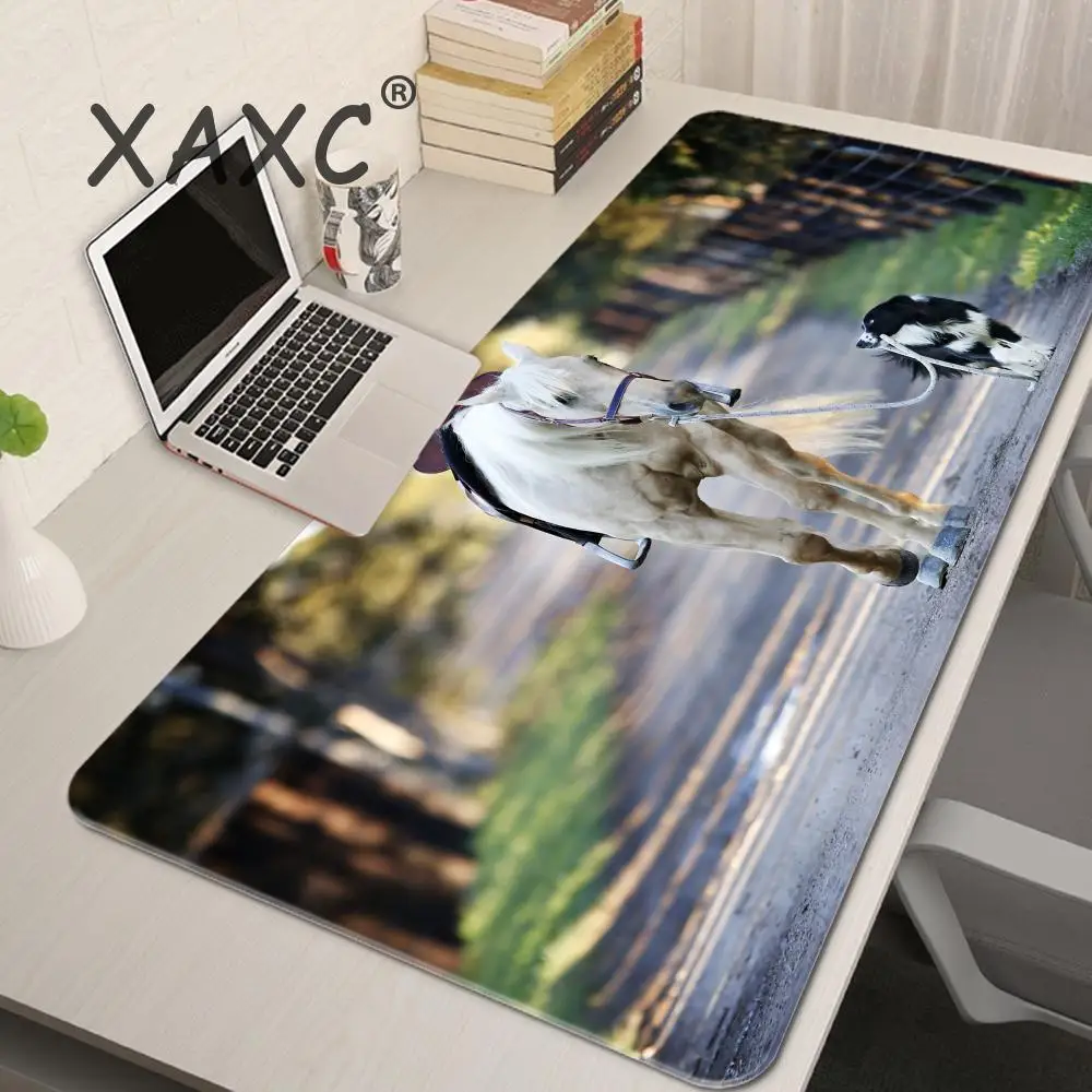 

Horse Mouse Pad Gaming XL Home New HD Mousepad XXL Desk Mats Carpet Soft Natural Rubber Computer Table Mat