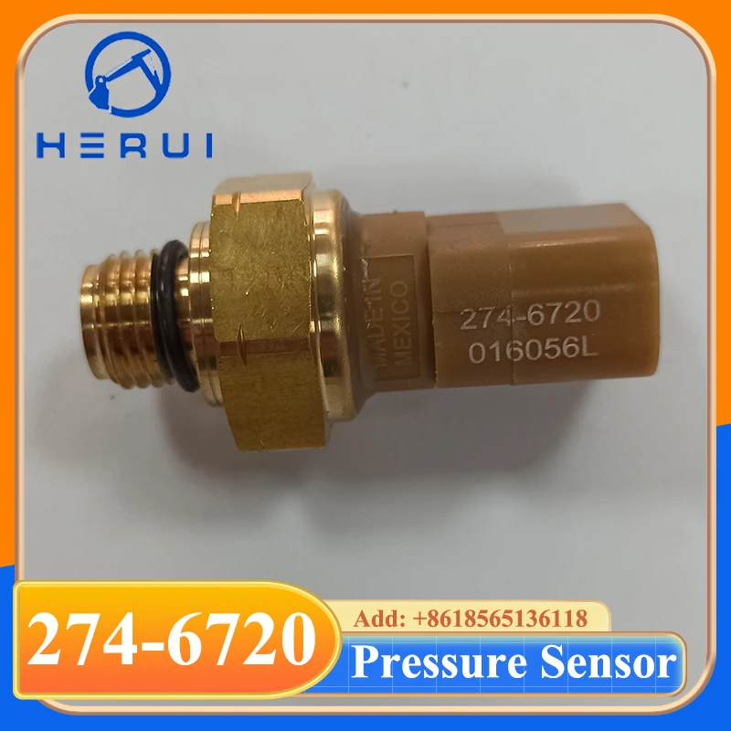 

Excavator C6.4 Engine E320D E330C Oil Pressure Sensor 274-6720 For Diesel Engine Spare Parts 2746720