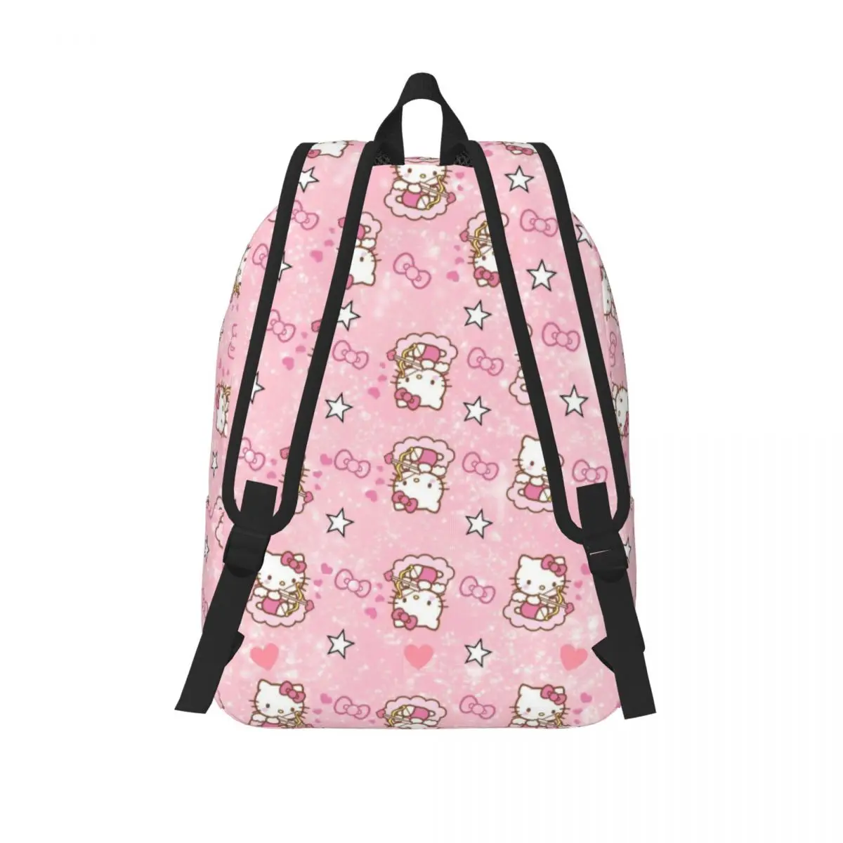 حقيبة ظهر بنمط هالو كيتي لرياض الأطفال والمدرسة الابتدائية وحقائب كتب كرتونية لطيفة للأولاد والبنات والأطفال من القماش للمشي لمسافات طويلة