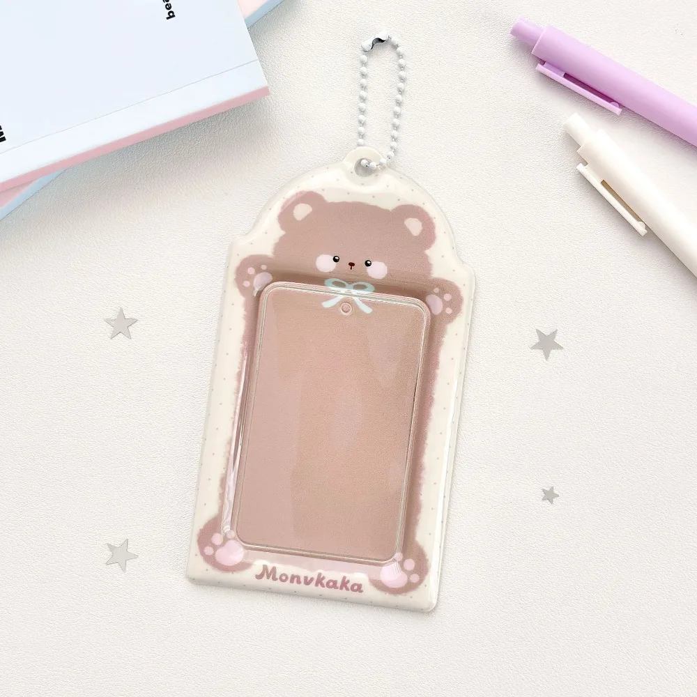 

New Animal Patterns Photocard Case 3-inch Photo Storage Polka Dot Card Case Multifunctional Idol Photos Protective Cover