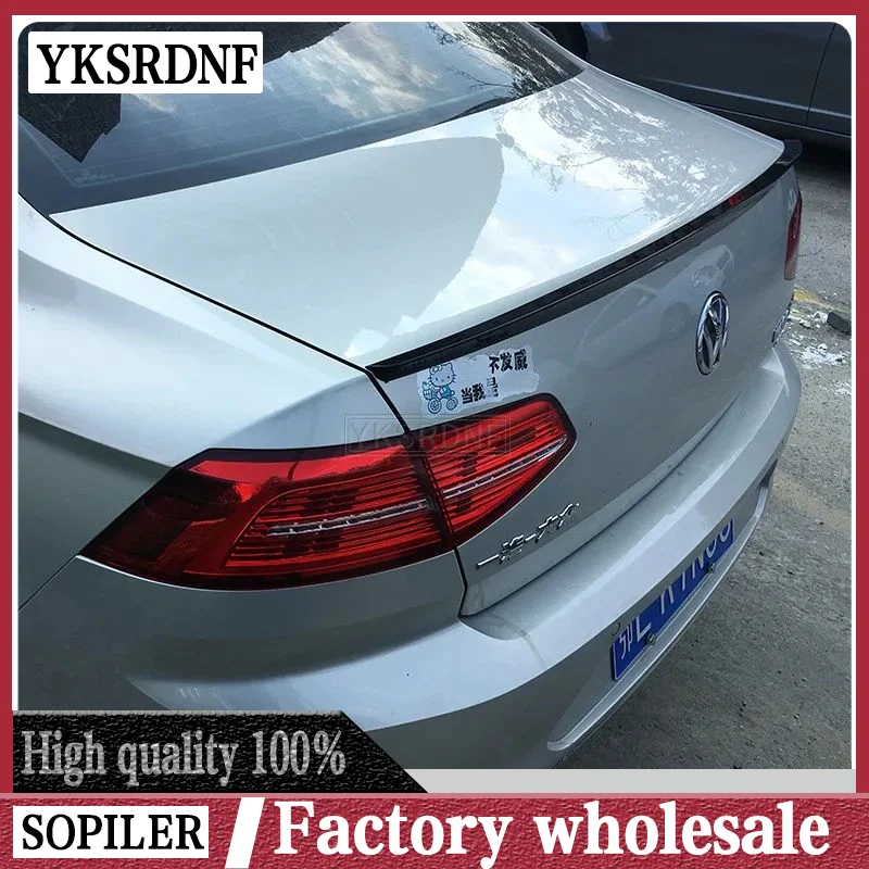 For vw passat b8 spoiler 2017-2018 Volkswagen Passat B8 Spoiler ABS plastic Material Car Rear Wing Color Rear Spoiler