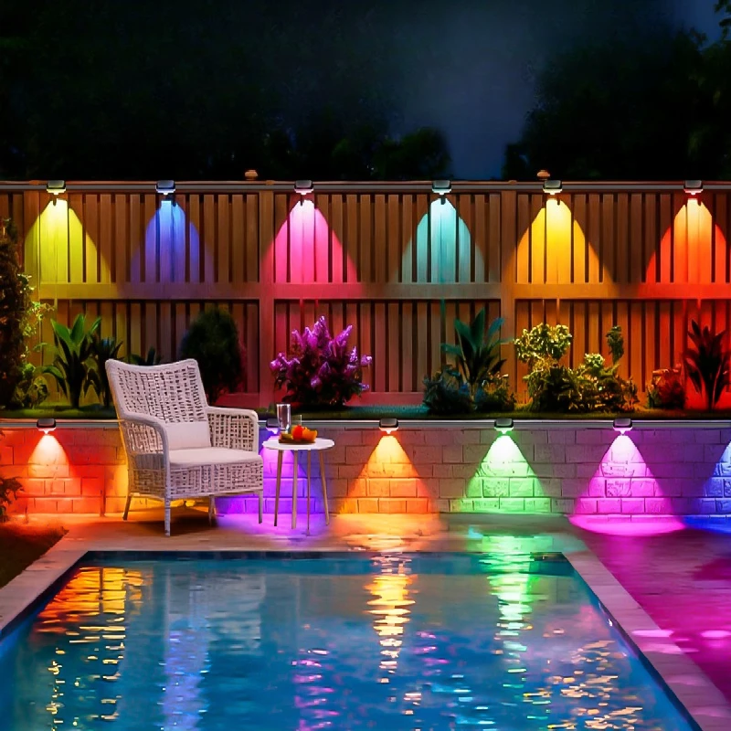 Bluetooth fence light fence fence light garden waterproof decorative light