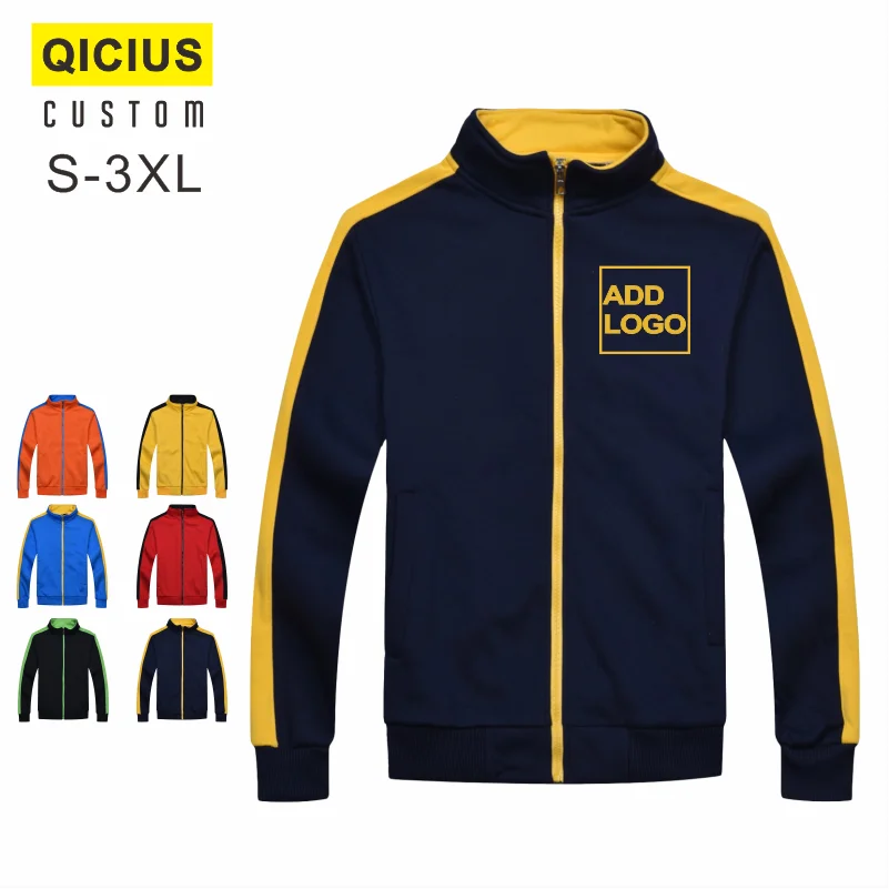 

Custom LOGO Casaco Masculino Inverno Casual Stand-up Collar Zipper Baseball Jacket Group Custom Men And Women Jacket Large Size