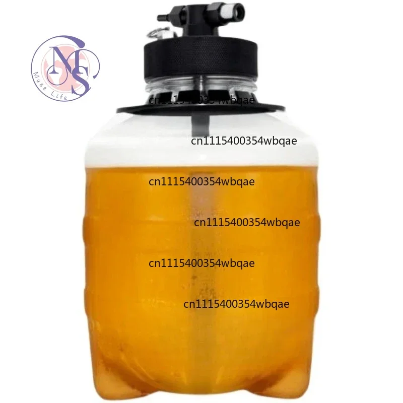 ZOCI-FOR-3.8L PET Thickened Sealed Beer Bucket Beverage Bottle Ice Bucket with Lid